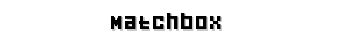 Matchbox   font